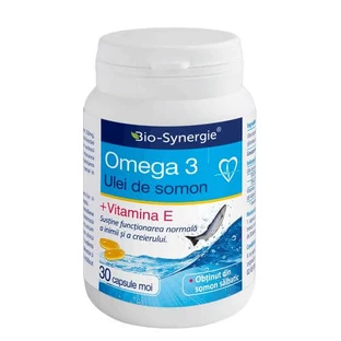 Omega 3 Lachsöl + Vitamin E, 30 Kapseln, Bio Synergie