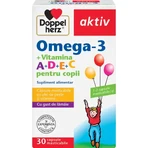 Omega 3 Vitamin A+D+E+C for children, 30 capsules, Doppelherz