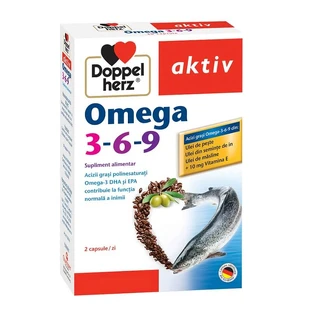 Omega 3-6-9 + vitamin E, 30 capsules, Doppelherz