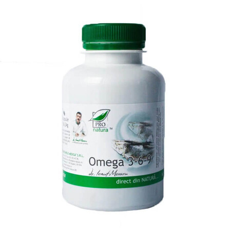 Omega 3-6-9, 80 capsules, Pro Natura