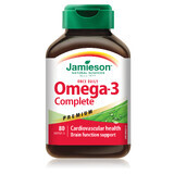 Omega-3 Compleet Premium, 80 capsules, Jamieson