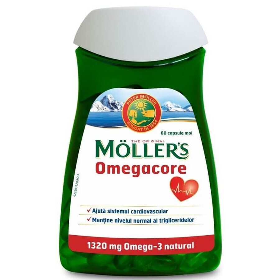Omegacore, 60 capsules me, Moller's