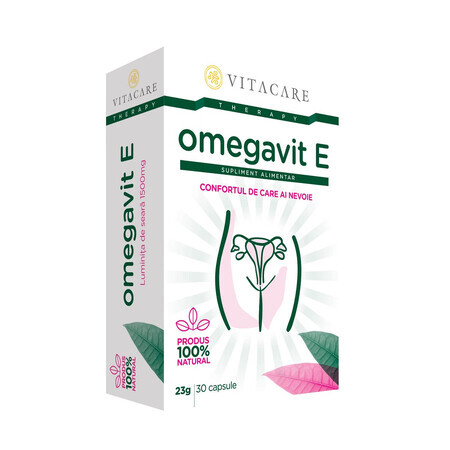 Omegavit E, 30 capsules, Vitacare