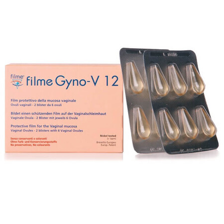 Ovule Gyno-V Filme, 12 bucati, Filme