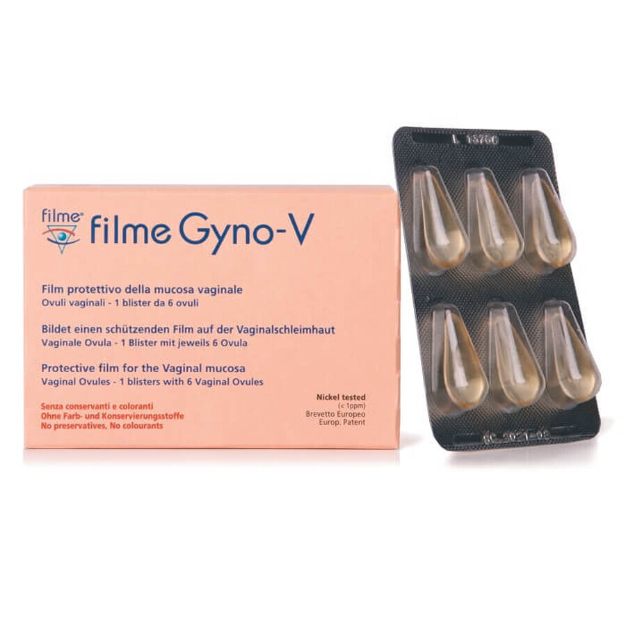 Gyno-V Films Œufs, 6 pièces, Panin