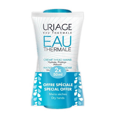 Pack de crème réparatrice et isolante pour les mains, 50 ml + 50 ml, Uriage