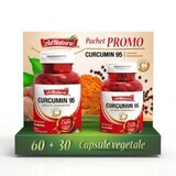 Pakket Curcumine 95, 60 + 30 capsules, AdNatura