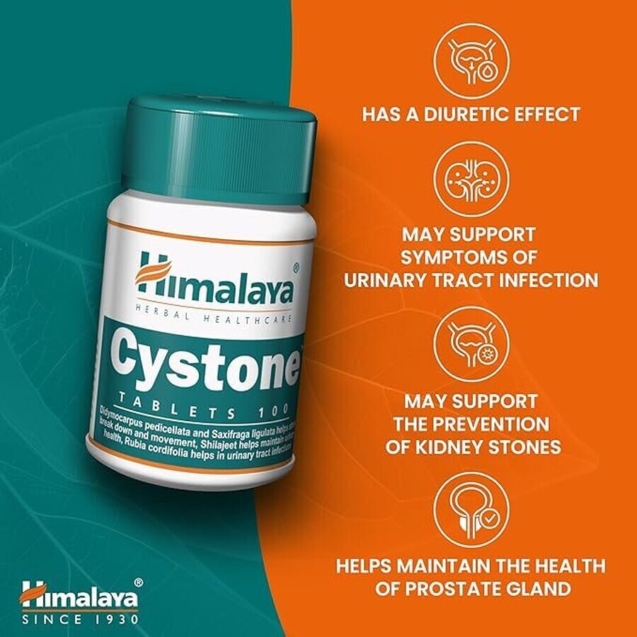 Cystone Pakket, 60 + 60 tabletten, Himalaya (10% korting)