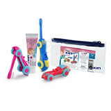 Reisverpakking reistandpasta en tandenborstel voor kinderen, Kin