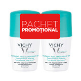 Vichy 48h Antiperspirant Roll-On Deodorant met Geur, 50 ml + 50 ml