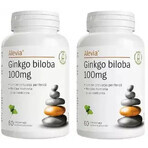 Pak Ginkgo Biloba 100 mg, 60 + 60 tabletten, Alevia