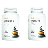Omega 3 6 9 pakket, 60 + 60 capsules (1+1), Alevia