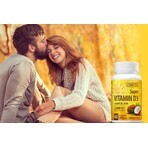 Super Vitamin D3 with coconut oil 2000UI pack, 120 + 30 capsules, Zenyth