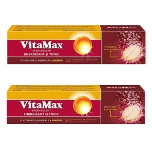 Vitamax Efervescent verpakking, 20 + 20 tabletten, Perrigo