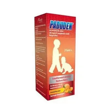 Paduden oral suspension with apricot flavor 20 mg/ml, 100 ml, Terapia