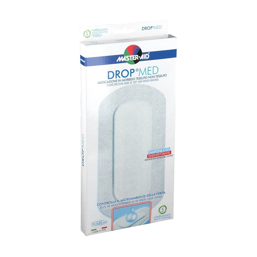 Postoperatief verband Drop Med 10,5X20 cm, 5 stuks, Pietrasanta Pharma