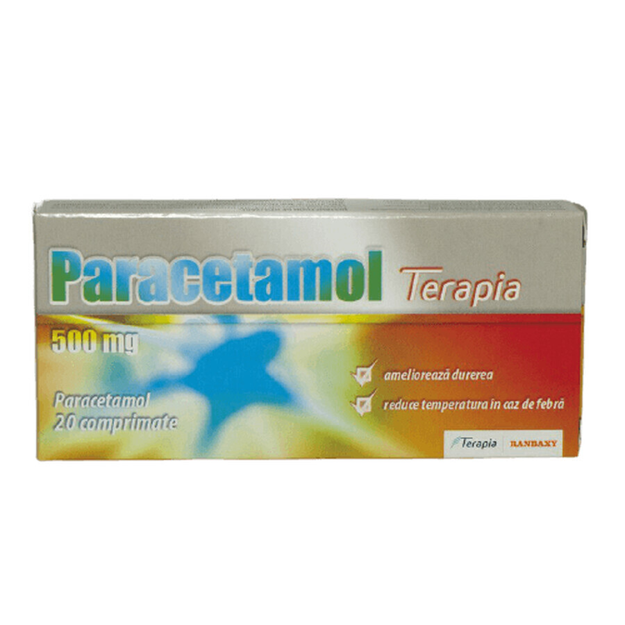 Paracétamol 500 mg, 20 comprimés, Therapy