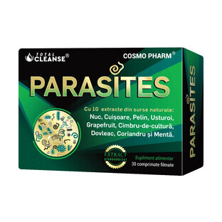 Parasites Total Cleanse, 30 tabletten, Cosmopharm