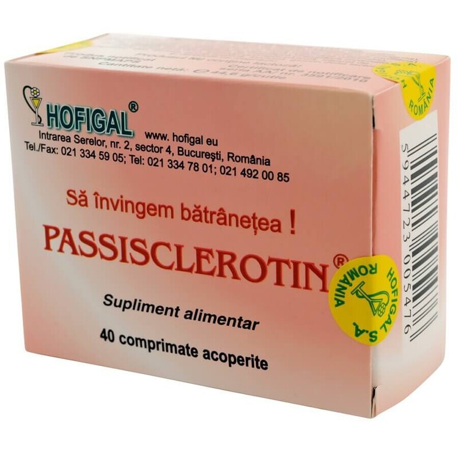 Passisclerotine, 40 tabletten, Hofigal