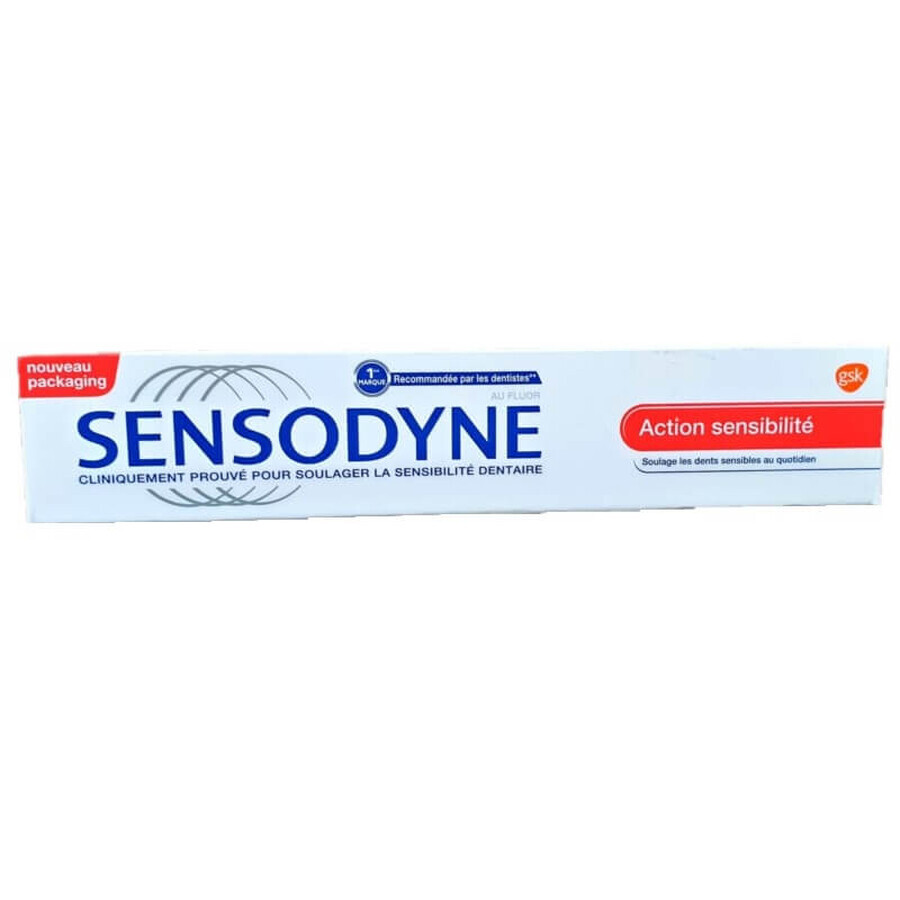 Pastă de dinți Action Sensibilite Sensodyne, 75 ml, Gsk