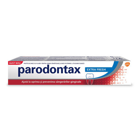 Dentifricio al fluoro Extra Fresh Parodontax, 75 ml, Gsk