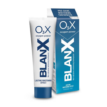 BlanX O3X Oxygen Power niet-schurende whitening tandpasta, 75 ml, Coswell