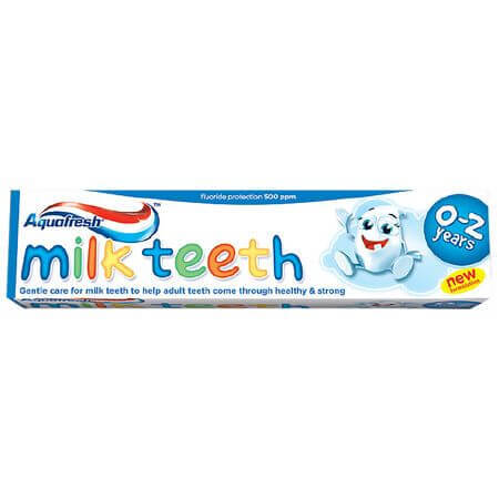 Toothpaste for children 0-2 years Milk Teeth Aquafresh, 50 ml, Gsk