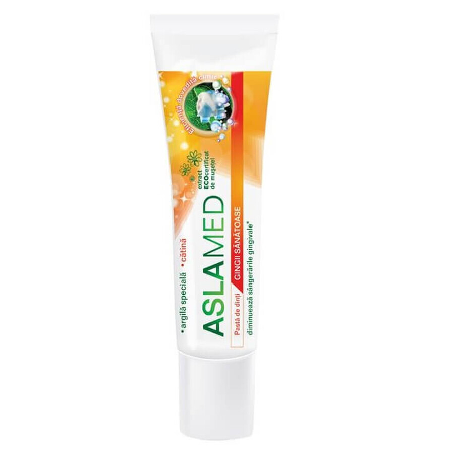 AslaMed Dentifrice pour gencives saines, 18 ml, Farmec