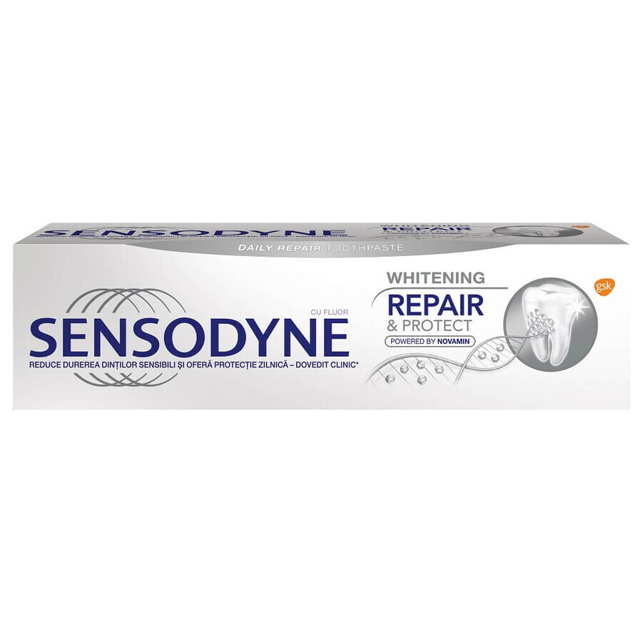 Sensodyne Repair &amp; Protect Whitening Tandpasta, 75 ml, Gsk