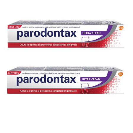 Ultra Clean Tandpasta Parodontax, 75 + 75 ml, Gsk