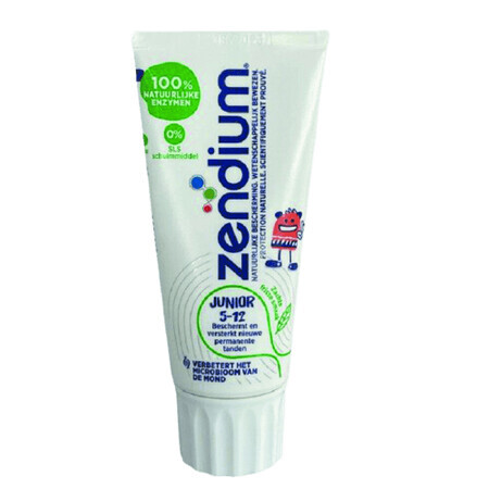 Tandpasta Zendium Junior 5-12 jaar, 75 ml, Unilever