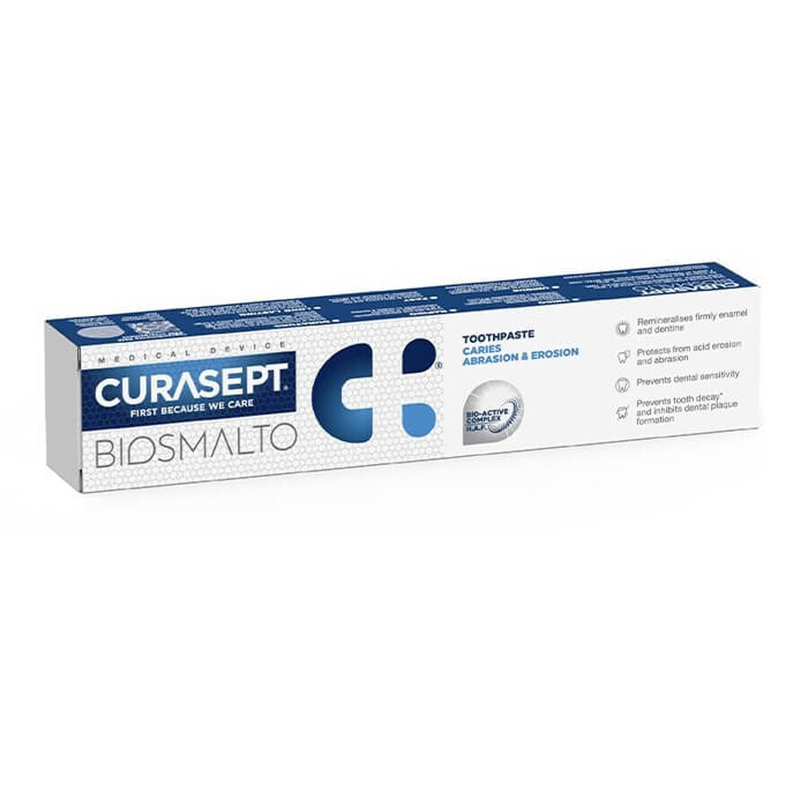 Dentifrice Biosmalto Cavity Abrasion, 75 ml, Curasept