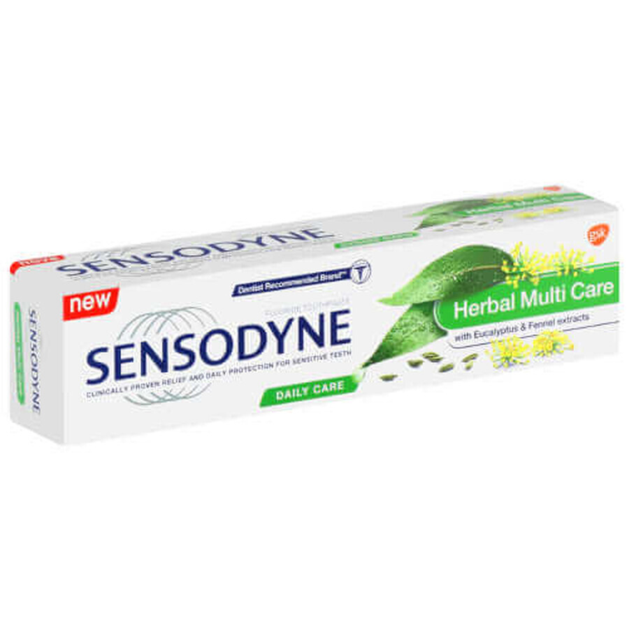 Sensodyne Herbal Multi Care Tandpasta, 75 ml, Gsk