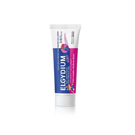 Dentifrice pour enfants au goût de baies, 3-6 ans, Elgydium Kids