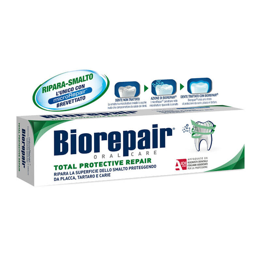 Dentifrice Total Protective Repair Biorepair Plus, 75 ml, Croswell