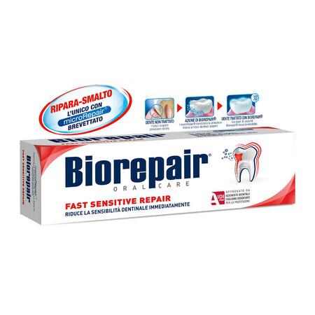 Dentifrice Biorepair Fast Sensitive Repair, 75 ml, Coswell