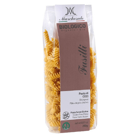 Bio-Fusilli-Nudeln aus Nudeln, Mais und Reis, 250 g, Marchesato