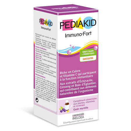 Pediakid Immuno-Fort siroop, 250 ml, Laboratoires Ineldea