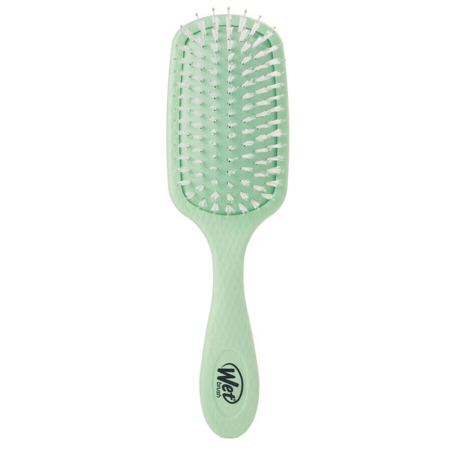 Spazzola per capelli infusa con olio dell'albero del tè Go Green Treatment e Shine Brush-Te, Spazzola bagnata