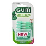 Soft-Picks Comfort Flex Medium interdentale ragers met muntsmaak, 40 stuks, Sunstar Gum