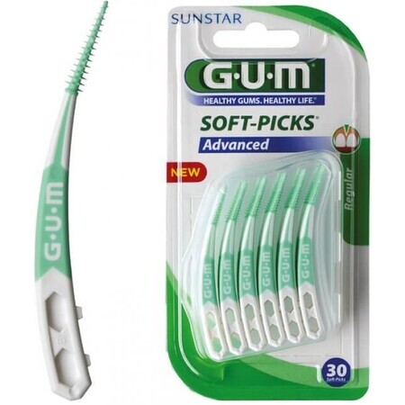 Brosses interdentaires Soft-Picks Advanced, 30 pièces, Sunstar Gum