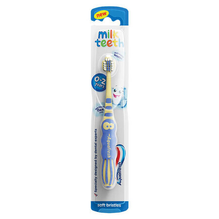 Periuta de dinti pentru copii Milk Teeth 0-2 ani, Soft, Aquafresh