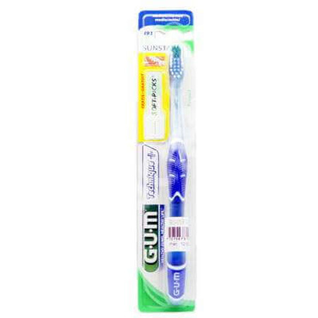 Tecnica con spazzolino da denti+ Plettri morbidi medi, Sunstar Gum