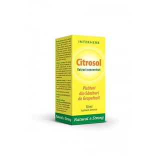 Citrosol grapefruit pit drops, 10 ml, Interherb