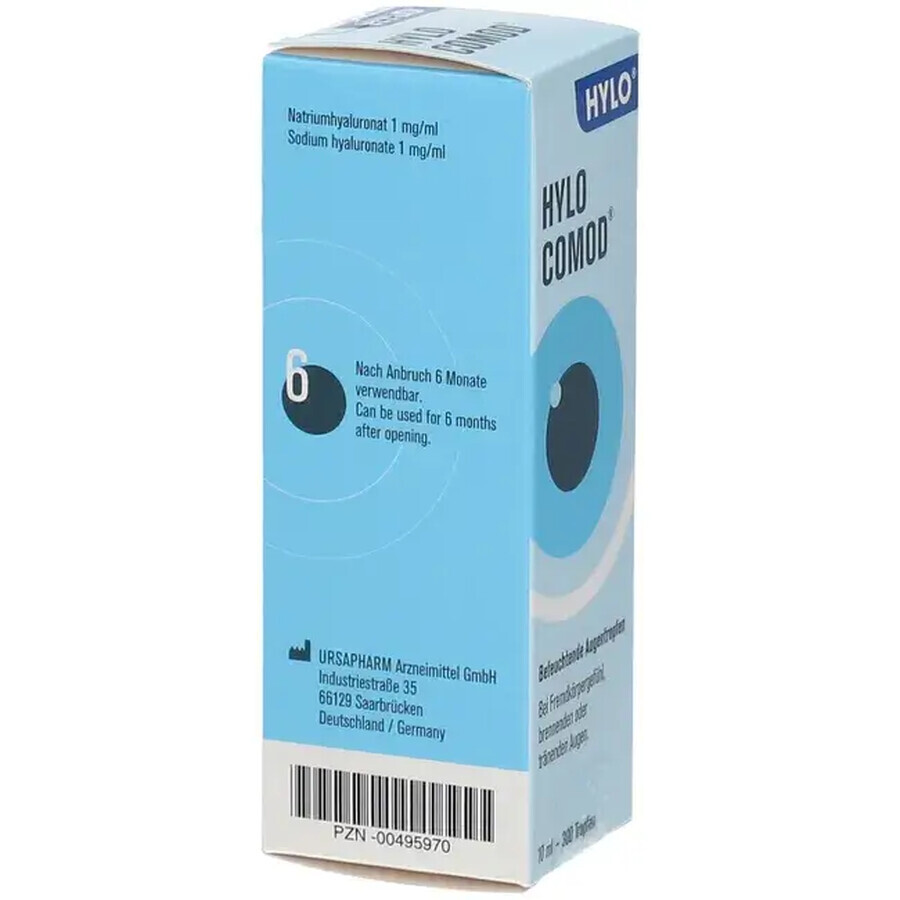 Hylo-Comod oogdruppels 10 ml, Ursapharm