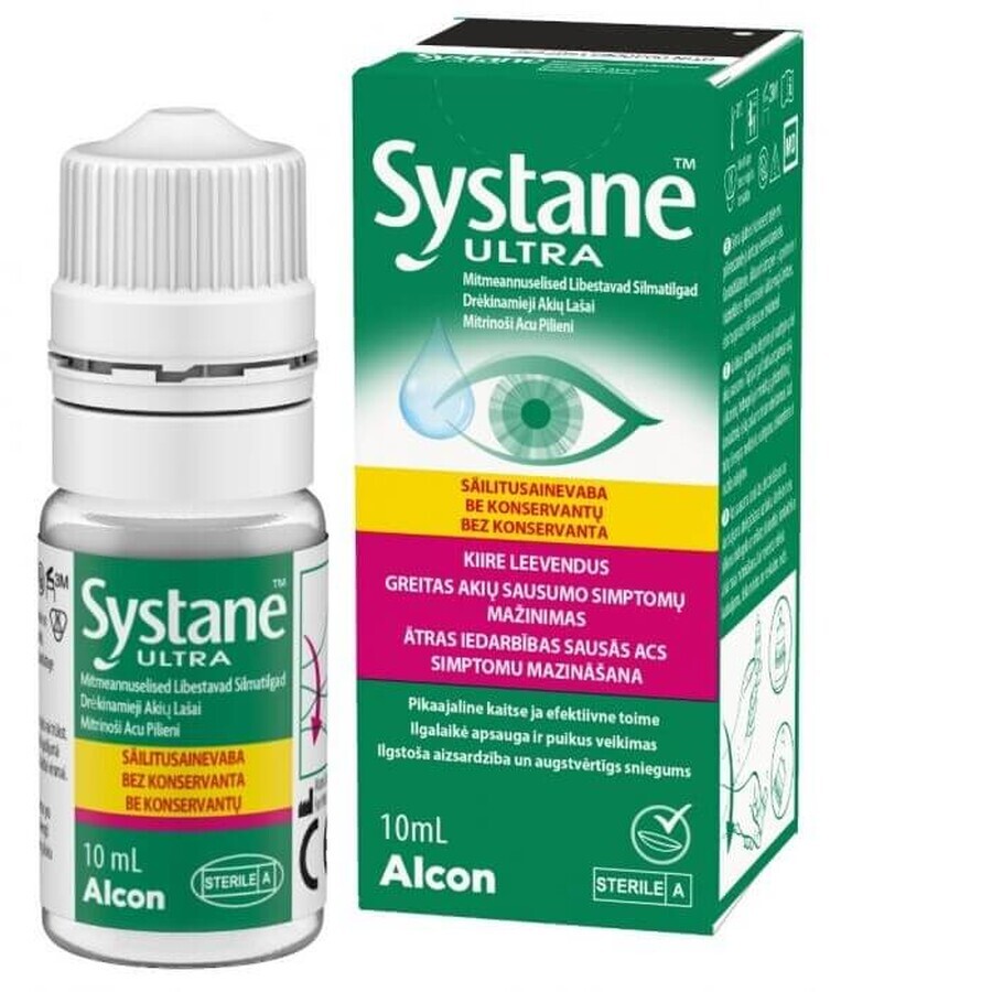 Systane Ultra Senza Conservanti, 10 ml, Alcon 