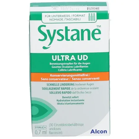 Systane Ultra UD oogheelkundige smeerdruppels 0,7 ml, 30 tabs, Alcon