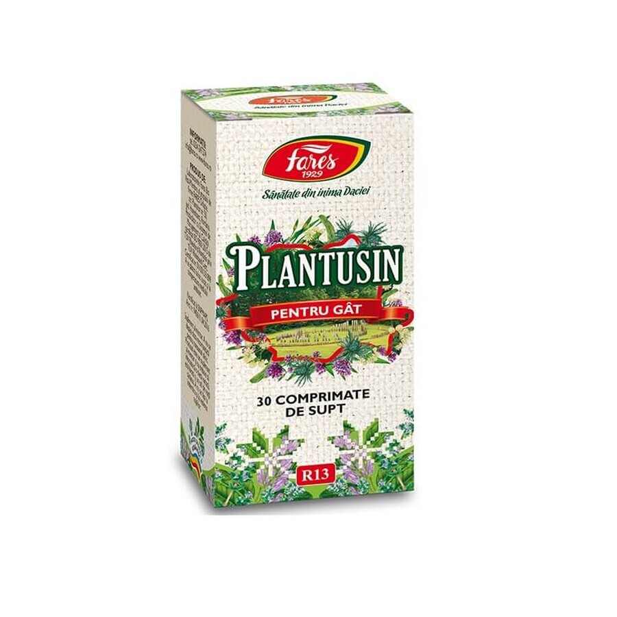 Plantusin, R13, 30 gélules, Fares