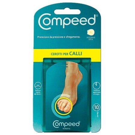 Patchs interdigitaux pour callosités profondes, 10 pièces, Compeed