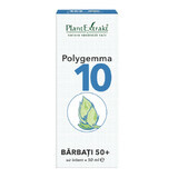 Polygemma 10 Anti-aging mannen 50+, 50 ml, Plantaardig Extrakt